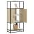 Dulapuru Stejar Sonoma 68x35x139 cm lemn și metal prelucrat GartenMobel Dekor