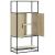 Dulapuru Stejar Sonoma 68x35x139 cm lemn și metal prelucrat GartenMobel Dekor