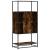 Dulapuru stejar afumat 68x35x139 cm lemn și metal prelucrat GartenMobel Dekor
