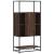 Dulapuru Stejar maro 68x35x139 cm lemn și metal prelucrat GartenMobel Dekor
