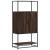 Dulapuru Stejar maro 68x35x139 cm lemn și metal prelucrat GartenMobel Dekor