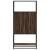 Dulapuru Stejar maro 68x35x139 cm lemn și metal prelucrat GartenMobel Dekor