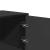 Dulapuru negru 68x35x106,5 cm lemn și metal prelucrat GartenMobel Dekor