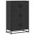 Dulapuru negru 68x35x106,5 cm lemn și metal prelucrat GartenMobel Dekor