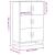 Dulapuru Stejar Sonoma 68x35x106,5 cm lemn și metal prelucrat GartenMobel Dekor