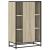 Dulapuru Stejar Sonoma 68x35x106,5 cm lemn și metal prelucrat GartenMobel Dekor