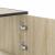 Dulapuru Stejar Sonoma 68x35x106,5 cm lemn și metal prelucrat GartenMobel Dekor
