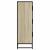 Dulapuru Stejar Sonoma 68x35x106,5 cm lemn și metal prelucrat GartenMobel Dekor