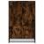 Dulapuru stejar afumat 68x35x106,5 cm lemn și metal prelucrat GartenMobel Dekor