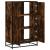 Dulapuru stejar afumat 68x35x106,5 cm lemn și metal prelucrat GartenMobel Dekor