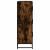 Dulapuru stejar afumat 68x35x106,5 cm lemn și metal prelucrat GartenMobel Dekor