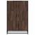 Dulapuru stejar maro 68x35x106,5 cm lemn și metal prelucrat GartenMobel Dekor
