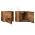 Dulapuri TV de perete, 2 buc., lemn vechi, 30,5x30x30 cm GartenMobel Dekor