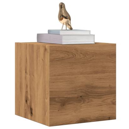 Dulap TV montaj pe perete, stejar artizanal, 30,5x30x30 cm GartenMobel Dekor