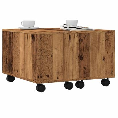Măsuță de cafea, lemn vechi, 60x60x38 cm, lemn prelucrat GartenMobel Dekor