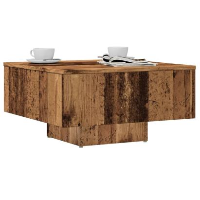 Măsuță de cafea, lemn vechi, 60x60x31,5 cm, lemn prelucrat GartenMobel Dekor
