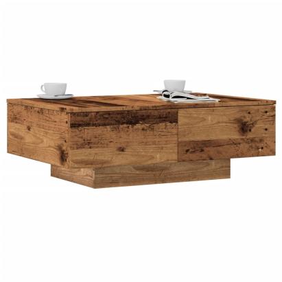 Măsuță de cafea, lemn vechi, 90x60x31 cm, lemn prelucrat GartenMobel Dekor