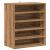 Pantofar, stejar artizanal, 60x35x70 cm lemn prelucrat GartenMobel Dekor