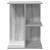 Noptiere 2 buc Gri Sonoma 46,5x29x61 cm Lemn prelucrat GartenMobel Dekor