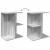 Noptiere 2 buc Gri Sonoma 46,5x29x61 cm Lemn prelucrat GartenMobel Dekor
