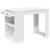 Birou cu sertar și raft alb 102x62x77,5 cm lemn prelucrat GartenMobel Dekor