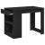 Birou cu sertar raft Stejar negru 102x62x77,5 cm lemn prelucrat GartenMobel Dekor