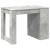 Birou cu sertar și raft Gri beton 102x62x77,5 cm lemn prelucrat GartenMobel Dekor