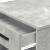 Birou cu sertar și raft Gri beton 102x62x77,5 cm lemn prelucrat GartenMobel Dekor