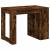 Birou cu sertar raft Stejar afumat 102x62x77,5cm lemn prelucrat GartenMobel Dekor