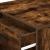 Birou cu sertar raft Stejar afumat 102x62x77,5cm lemn prelucrat GartenMobel Dekor