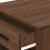 Birou cu sertar raft Stejar maro 102x62x77,5 cm lemn prelucrat GartenMobel Dekor