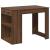 Birou cu sertar raft Stejar maro 102x62x77,5 cm lemn prelucrat GartenMobel Dekor