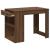 Birou cu sertar raft Stejar maro 102x62x77,5 cm lemn prelucrat GartenMobel Dekor