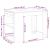 Birou cu sertar raft Lemn vechi 102x62x77,5 cm lemn prelucrat GartenMobel Dekor