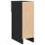 Noptiere cu sertar 2 buc stejar negru 20x36x60 cm GartenMobel Dekor