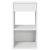 Noptiere cu sertar 2 buc Alb 35x34x66,5 cm GartenMobel Dekor