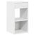 Noptiere cu sertar 2 buc Alb 35x34x66,5 cm GartenMobel Dekor