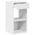 Noptiere cu sertar 2 buc Alb 35x34x66,5 cm GartenMobel Dekor