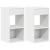Noptiere cu sertar 2 buc Alb 35x34x66,5 cm GartenMobel Dekor