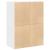 Dulapuri cu 2 sertare 2 buc Alb 60x31x40 cm Lemn prelucrat GartenMobel Dekor