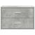 Dulap cu 2 sertare Beton Gri 60x31x40 cm Lemn prelucrat GartenMobel Dekor