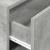 Dulap cu 2 sertare Beton Gri 60x31x40 cm Lemn prelucrat GartenMobel Dekor
