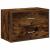 Dulap cu 2 sertare stejar afumat 60x31x40 cm Lemn prelucrat GartenMobel Dekor