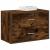 Dulap cu 2 sertare stejar afumat 60x31x40 cm Lemn prelucrat GartenMobel Dekor