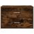 Dulap cu 2 sertare stejar afumat 60x31x40 cm Lemn prelucrat GartenMobel Dekor