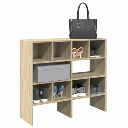 Rafturi pantofi 2 buc Stejar Sonoma stivuibile 89,5x30x40 cm GartenMobel Dekor