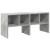 Suport pantofi stivuibil beton gri 89,5x30x40 cm GartenMobel Dekor