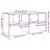 Suport pantofi stivuibil beton gri 89,5x30x40 cm GartenMobel Dekor