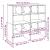 Rafturi pantofi 2 buc Stejar afumat stivuibil 89,5x30x40 cm GartenMobel Dekor