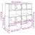 Rafturi pentru pantofi 2 buc stivuibile gri Sonoma 89,5x30x40cm GartenMobel Dekor